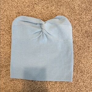 Light Blue knit type top